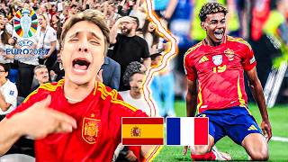 Spagna vs Francia  LAMINE YAMAL DISTRUGGE I FRANCESI 🇪🇸🇫🇷  Europei vlog [upl. by Anaid]