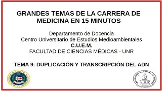 15min tema 9 Duplicación y Transcripción [upl. by Anneiv163]