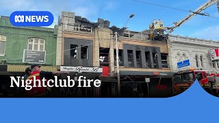 Melbourne nightclub LUX fire treated as suspicious  ABC News [upl. by Belloir]