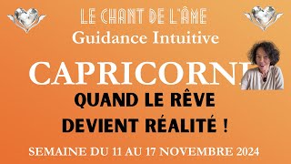 ♑Capricorne  Les derniers obstacles se retirent  Semaine du 11 novembre [upl. by Luttrell545]