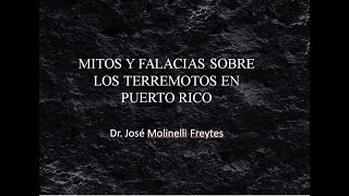 Mitos y Falacias sobre los terremotos en Puerto Rico [upl. by Funk]