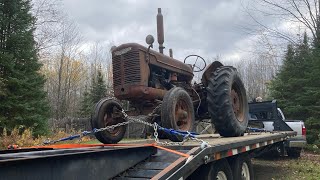 McCormickDeering W4 Tractor Rescue Road Trip RideAlong Episode with Squatch Senior [upl. by Akinajnat219]