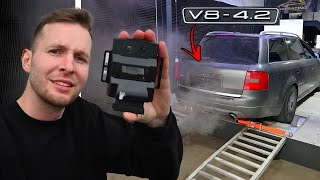 Ich teste 100€ Chiptuningbox aus dem Internet an meinem Audi S6 V8 [upl. by Ardnaeed]