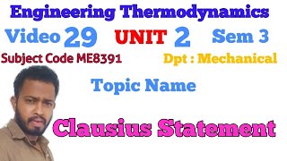 Clausius Statement  Thermodynamics [upl. by Guntar]