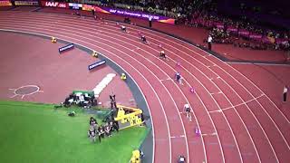 Great Britain wins 4x100m Relay Men Final IAAF World Champs London 2017 [upl. by Einnok]