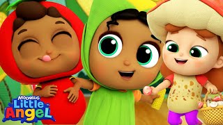 🥕 My Favorite Veggie Song  Little Angel Nursery Rhymes amp Kids Songs [upl. by Liesa]