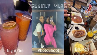 Weekly Vlog Night Out  Brunch  Photoshoot [upl. by Hazen]