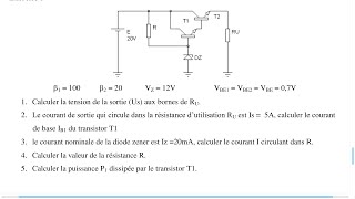 EP27 Exercice dapplication Stabilisation avec montage Darlington [upl. by Oswald]