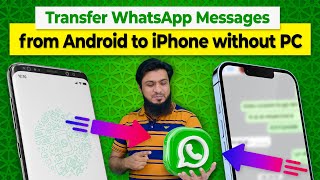 Transfer WhatsApp Messages from Android to iPhone Without PC Wondershare MobileTrans [upl. by Asaret]