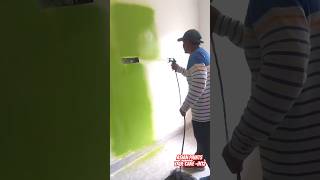 Asian paints IN12 spray machine work  asian paints true care airless spray machine  In12 [upl. by Turpin]