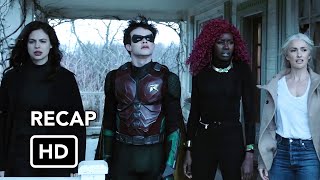 Titans Series Recap Trailer HD HBO Max superhero series [upl. by Soo]