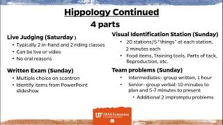 Florida 4H Hippology Contest [upl. by Candy]