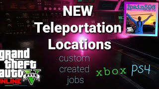 Job Teleport Anywhere Under the Map Custom Teleportation Jobs GTA online quick teleport glitch [upl. by Adnical]