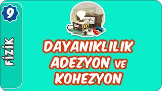 Dayanıklılık Adezyon ve Kohezyon Kuvvet  9 Sınıf Fizik [upl. by Novah508]