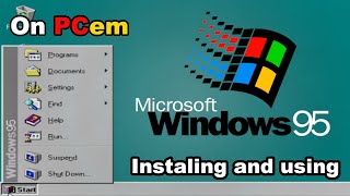 Installing and Using Windows 95 What can you do [upl. by Htevi]