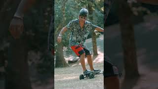 Off Road All Terrain Electric Skateboard longboard  Maxfind FF AT [upl. by Nosdivad604]