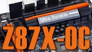 Gigabyte Z87 X OC Motherboard Preview [upl. by Id156]