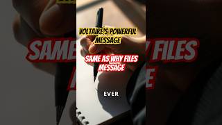 The Power of Words Voltaires Timeless Message [upl. by Annalla173]