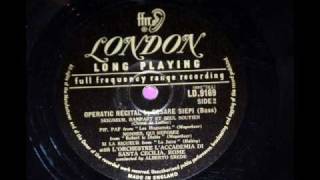 Cesare Siepi Nonnes Qui Reposez Meyerbeer  10quot LP London 1950s [upl. by Ellita]