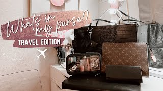 Whats in My Purse  Travel Edition [upl. by Ytissahc]