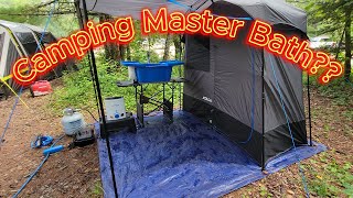 Camping Master Bath The best hot portable shower Check out Joolcas Hottap V2Ensuite Double [upl. by Welcher386]