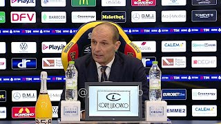 ALLEGRI post LecceJuve 03 conferenza stampa quotScudetto Dobbiamo rendere possibile limpossibilequot [upl. by Bacchus]