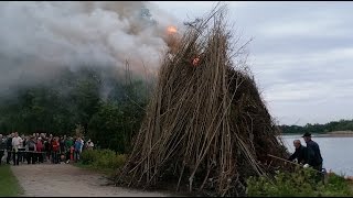 SANKT HANS BÅL  GENTOFTE SØ [upl. by Eahsel]