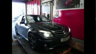 Wheel Alignment on Mercedes C63 AMG 62 V8 [upl. by Ydok]