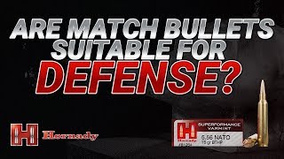 Are Match Bullets Suitable for Defense Hornady 75gr BTHP Gel Test [upl. by Catton]