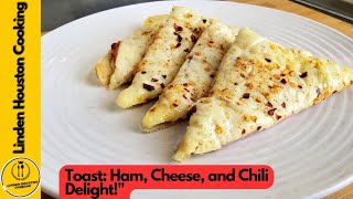 quotFiery Ham amp Cheese Toastie with a Chili Kickquot LINDEN HOUSTON COOKING [upl. by Ayana]