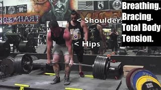 HOW to Deadlift amp Squat Correctly Breathing Abdominal Bracing amp Total Tension Ft Cody Lefever [upl. by Webster]