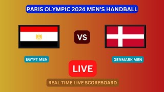 Egypt Vs Denmark LIVE Score UPDATE Today Men’s Handball Round 2 2024 Paris Olympic Match Jul 29 2024 [upl. by Ahsit]