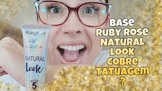 Base Ruby Rose Natural Look cobre tatuagem Por Mô Azevedo [upl. by Suidaht]