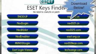 Eset Nod 32 license keyfinder v65 [upl. by Rhoads]