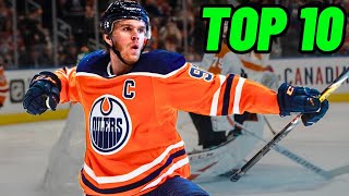 Top 10 Most Incredible Connor McDavid Goals [upl. by Adihsaar]