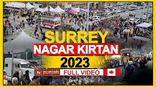 Surrey Nagar Kirtan 2023  Full Video  TV Punjab [upl. by Notsirhc]