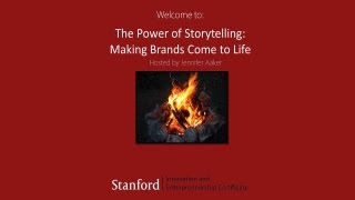 Stanford Webinar  The Power of Storytelling Making Brands Come to Life [upl. by Yole]