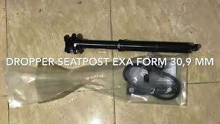 Pasang Dropper Seatpost EXA FORM 309 Inner Cable THRILL Ricochet 40 [upl. by Neelya]