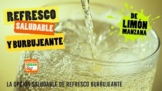 No compres más REFRESCO ¡Haz esta versión SALUDABLE y BURBUJEANTE de Limón receta soda [upl. by Danila]