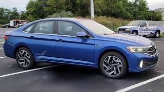 2022 VW Jetta 15T SEL in Rising Blue Metallic [upl. by Rebm179]