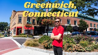 Exploring and Eating in Greenwich Connecticut A Wealthy and Beautiful NYC Suburb [upl. by Ttehr197]