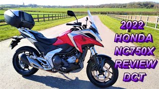 ★ 2022 HONDA NC750X REVIEW ★  DCT [upl. by Nosreg367]