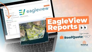 EagleView Integration Detailed Measurement Reports In Roof Quote PRO™ [upl. by Kalasky]