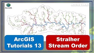 Strahler Stream Order from DEM Data in ArcGIS 1082 [upl. by Maia]