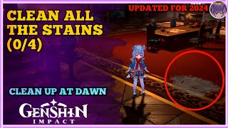 Clean All the Stains 04 Clean up at Dawn  2024 Guide for Genshin Impact [upl. by Eeramit358]