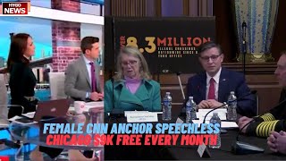 Female CNN Anchor Speechless Why come back NYC not Stay FL Chicago 9K Free Every Month [upl. by Liscomb]