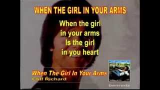 Cliff Richards When The Girl In Your Arms  Mars1721 Cover [upl. by Ebehp]