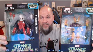 Checking out Marvel Legends Strange Tales Dracula and Weapon of Vengeance Wolverine marvel [upl. by Leirad]