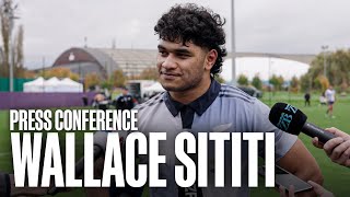 All Blacks v France preview with Wallace Sititi amp Scott Hansen  Press Conference Paris [upl. by Aydan]