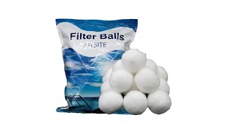 Pool Filter Balls  Polysphere Pool Filtration Balls For Supply  OEM Accepted [upl. by Adigirb]